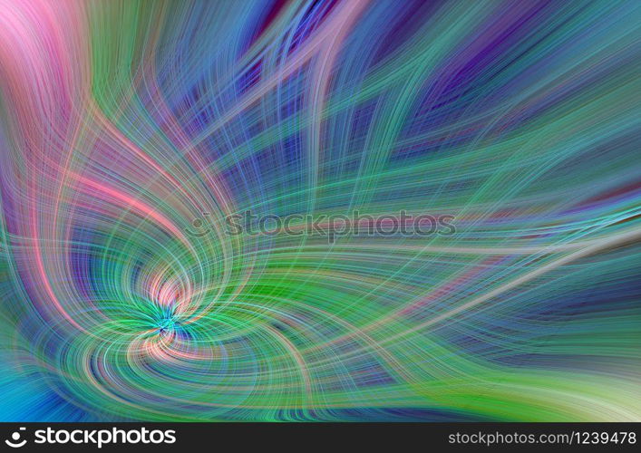 Beautiful Abstract Background. Graphic modern art. Colorful Floral Fractal Abstract Art. Digital fantasy effect. Trendy desktop wallpaper. Futuristic Computer Generated Fractal Pattern banner design