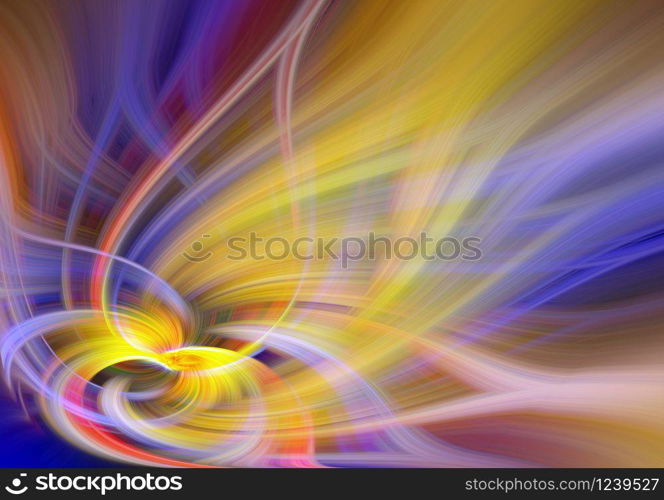 Beautiful Abstract Background. Graphic modern art. Colorful Floral Fractal Abstract Art. Digital fantasy effect. Trendy desktop wallpaper. Futuristic Computer Generated Fractal Pattern banner design