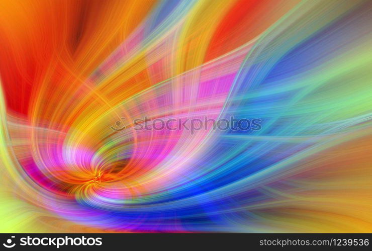 Beautiful Abstract Background. Graphic modern art. Colorful Floral Fractal Abstract Art. Digital fantasy effect. Trendy desktop wallpaper. Futuristic Computer Generated Fractal Pattern banner design