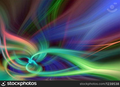 Beautiful Abstract Background. Graphic modern art. Colorful Floral Fractal Abstract Art. Digital fantasy effect. Trendy desktop wallpaper. Futuristic Computer Generated Fractal Pattern banner design