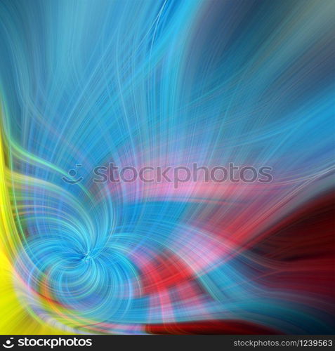 Beautiful Abstract Background. Graphic modern art. Colorful Floral Fractal Abstract Art. Digital fantasy effect. Trendy desktop wallpaper. Futuristic Computer Generated Fractal Pattern banner design