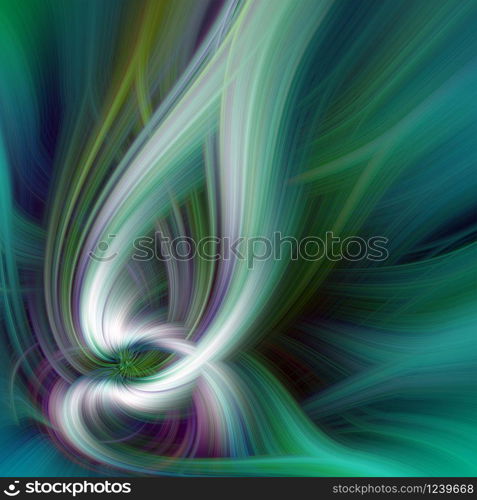 Beautiful Abstract Background. Graphic modern art. Colorful Floral Fractal Abstract Art. Digital fantasy effect. Trendy desktop wallpaper. Futuristic Computer Generated Fractal Pattern banner design