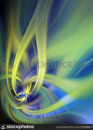 Beautiful Abstract Background. Graphic modern art. Colorful Floral Fractal Abstract Art. Digital fantasy effect. Trendy desktop wallpaper. Futuristic Computer Generated Fractal Pattern banner design