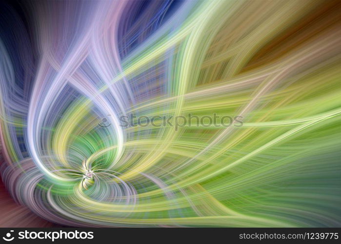 Beautiful Abstract Background. Graphic modern art. Colorful Floral Fractal Abstract Art. Digital fantasy effect. Trendy desktop wallpaper. Futuristic Computer Generated Fractal Pattern banner design