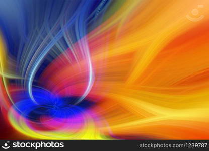 Beautiful Abstract Background. Graphic modern art. Colorful Floral Fractal Abstract Art. Digital fantasy effect. Trendy desktop wallpaper. Futuristic Computer Generated Fractal Pattern banner design