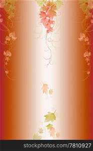 Beautiful abstract background of autumn red leaves
