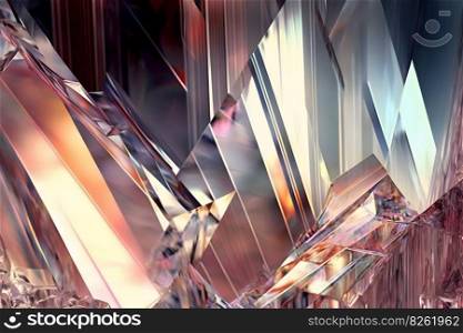 Beautiful abstract background of colored crystals. Neural network AI generated art. Beautiful abstract background of colored crystals. Neural network AI generated