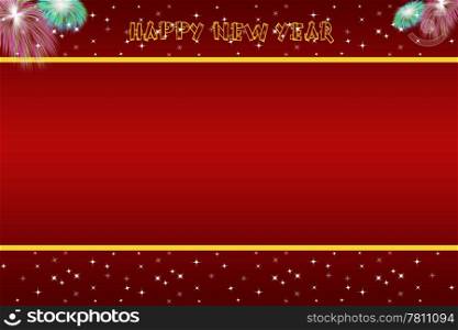 Beautiful abstract background of happy new year