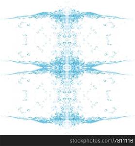 Beautiful abstract background of water splashing