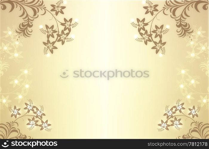 Beautiful abstract floral background