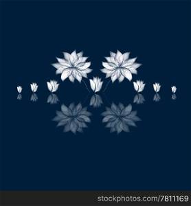 Beautiful abstract lotus background