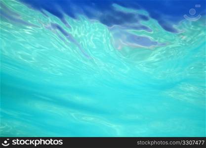beautiful abstract water shapes from sea underwater