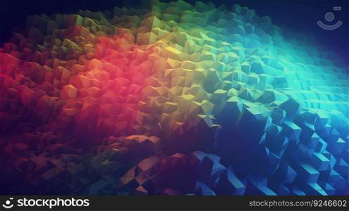 beautiful abstract wave technology background with blue light digital effect corporate concept. Generative ai art. beautiful abstract wave technology background with blue light digital effect corporate concept. Generative ai