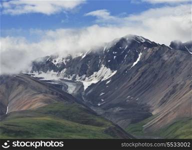Beautiful Alaska Mountains In Denali National Park