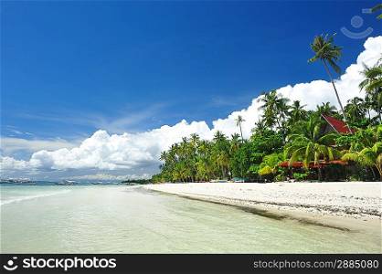 Beautiful Alona beach at Panglao, Philippines