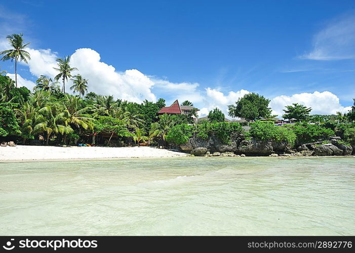 Beautiful Alona beach at Panglao, Philippines