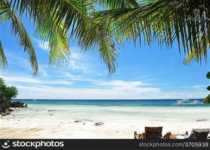 Beautiful Alona beach at Panglao, Philippines