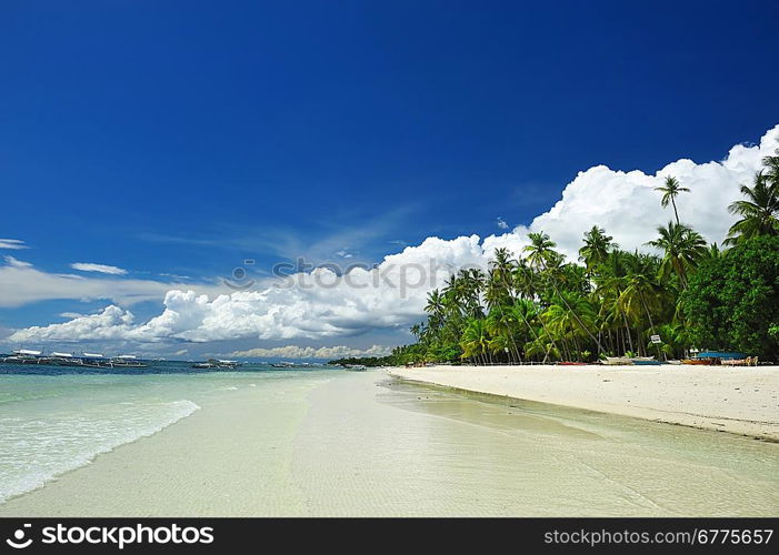 Beautiful Alona beach at Panglao, Philippines