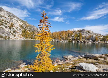 Beautiful Alpine lakes wilderness area  in Washington, USA