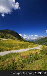 Beautiful alpine landscape (Switzerland)