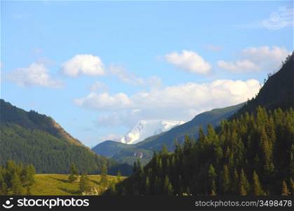 beautiful altai mountain valley
