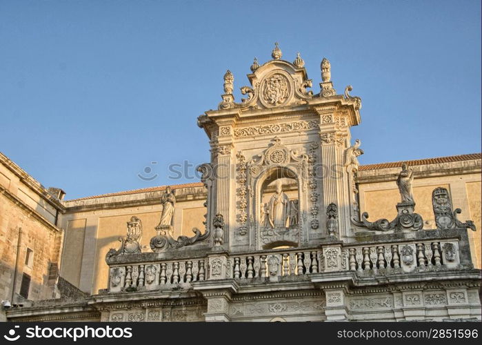 Beautiful ancient architecture of Apulia, Italy.