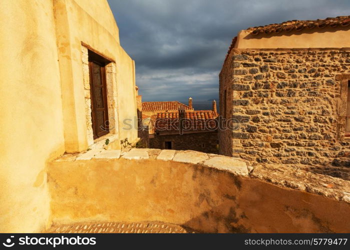 Beautiful ancient town Monemvasia, Greece