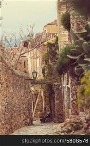 Beautiful ancient town Monemvasia, Greece