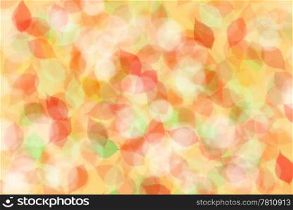 Beautiful and colorful abstract leaves background