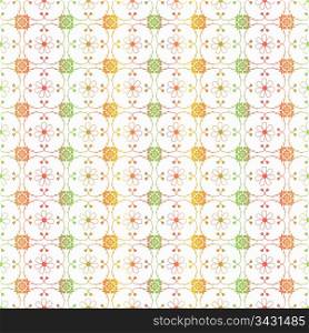 Beautiful and fashion background of seamless floral pattern