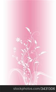 Beautiful and fashion floral background.