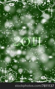 Beautiful and modern abstract background of 2011