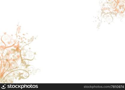 Beautiful and modern bstract floral background