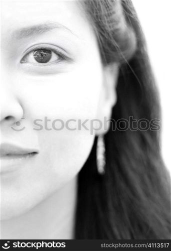 Beautiful Asian girl portrait