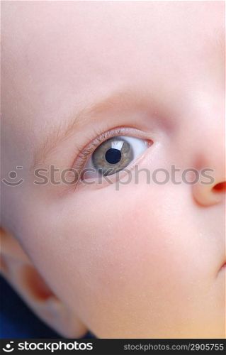 beautiful baby eye close up
