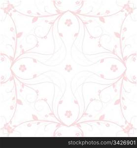 Beautiful background of abstract seamless floral pattern