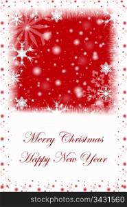 Beautiful background of happy new year and merry christmas