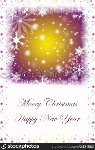 Beautiful background of happy new year and merry christmas