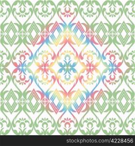 Beautiful background of seamless classic floral pattern