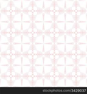 Beautiful background of seamless dots and floral pattern
