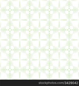 Beautiful background of seamless dots and floral pattern