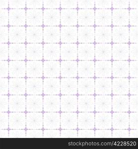 Beautiful background of seamless floral and dots pattern