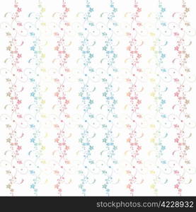 Beautiful background of seamless floral patten