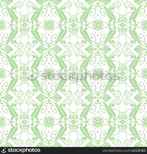 Beautiful background of seamless floral patten