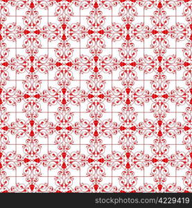 Beautiful background of seamless floral pattern