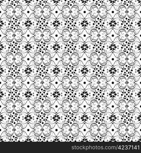 Beautiful background of seamless floral pattern