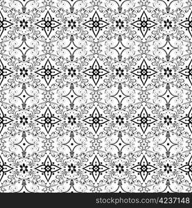 Beautiful background of seamless floral pattern