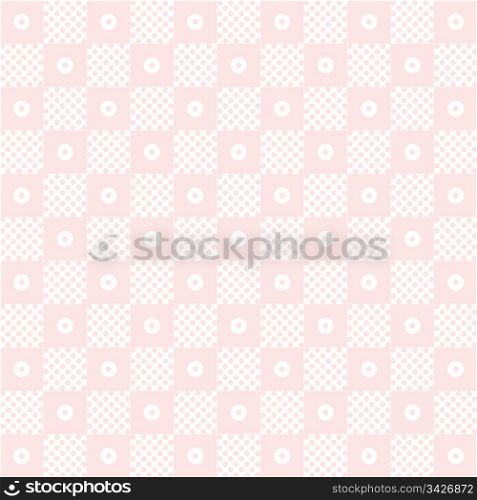 Beautiful background of seamless polka dots pattern