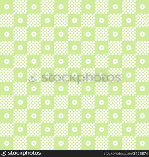 Beautiful background of seamless polka dots pattern