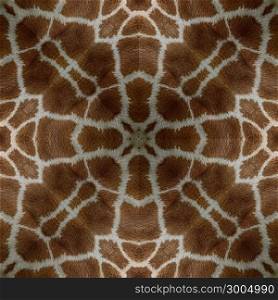 Beautiful background pattern made from Giraffe leather skin